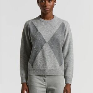 Peserico Lurex, cashmere, silk and wool sweater